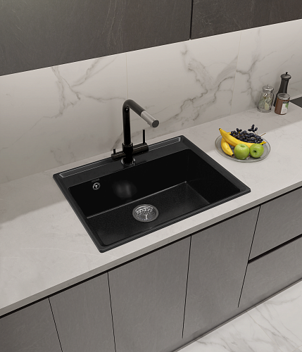 Врезные кухонные мойки GranFest: эстетика, особенности монтажа и технические преимущества 